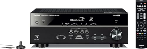 YAMAHA RX-V385 5.1-Channel 4K Ultra HD AV Receiver with Bluetooth