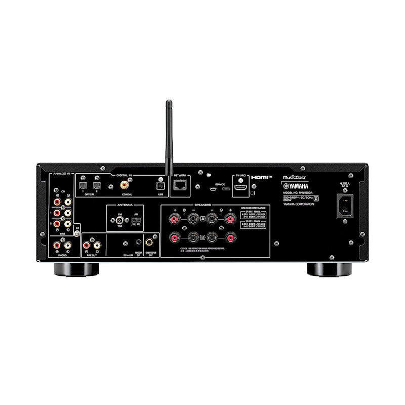 R-N1000A Network Receiver with Phono, HDMI and Built-in DAC, Black